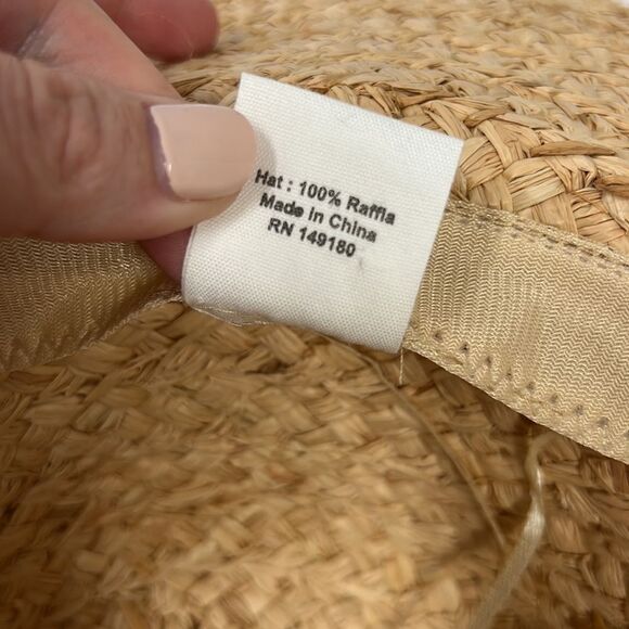 Stoney Clover Lane Raffia Floppy Sun Hat - Picture 4 of 5
